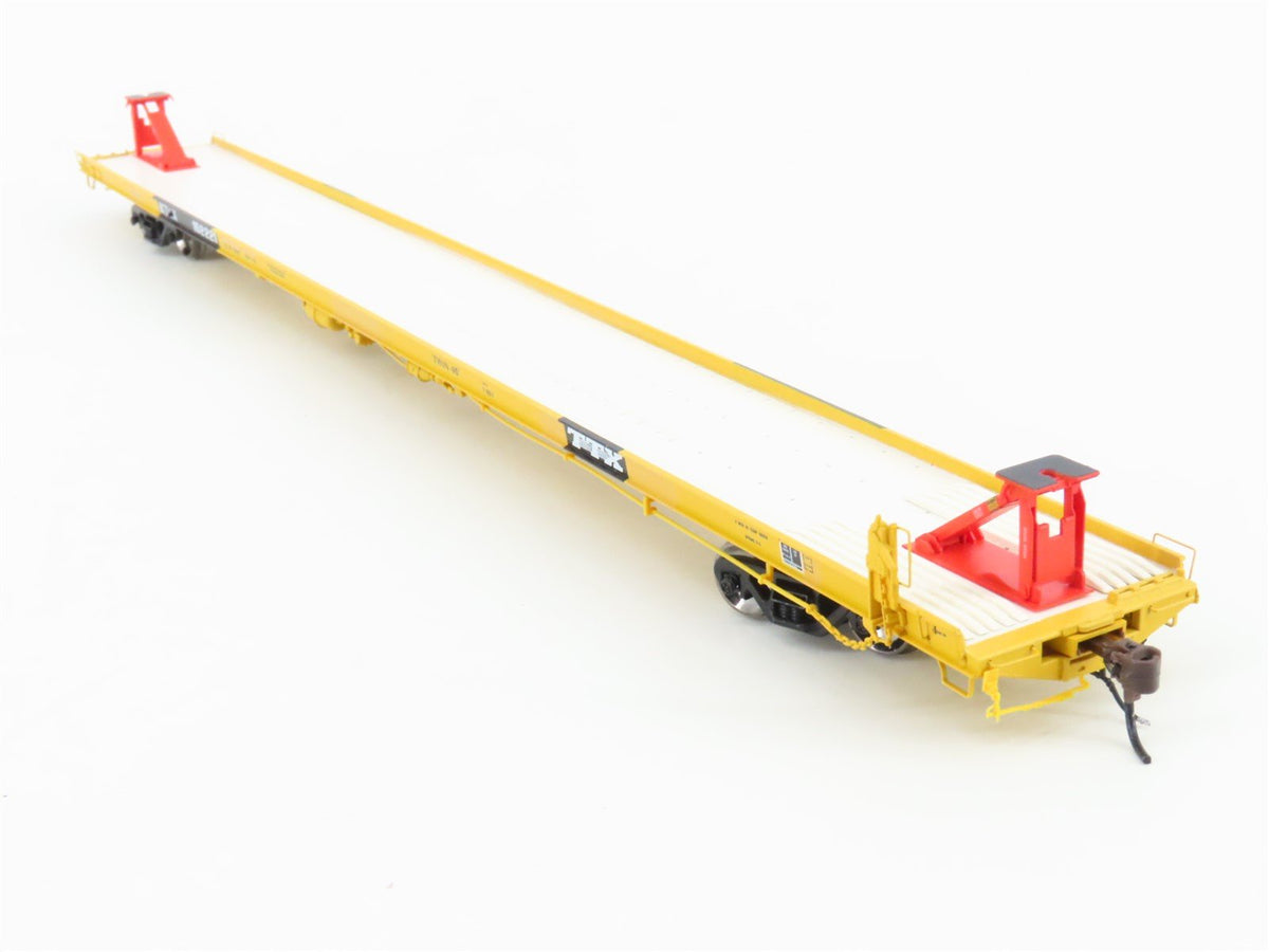HO Scale Athearn Genesis G29523 KTTX Trailer Train 89&#39; Flat Car #152221
