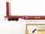 HO Scale True Line Trains 302003 CN Canadian National Bulkhead Flat Car #603081