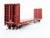 HO Scale True Line Trains 302003 CN Canadian National Bulkhead Flat Car #603081