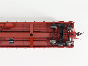 HO Scale True Line Trains 302003 CN Canadian National Bulkhead Flat Car #603081