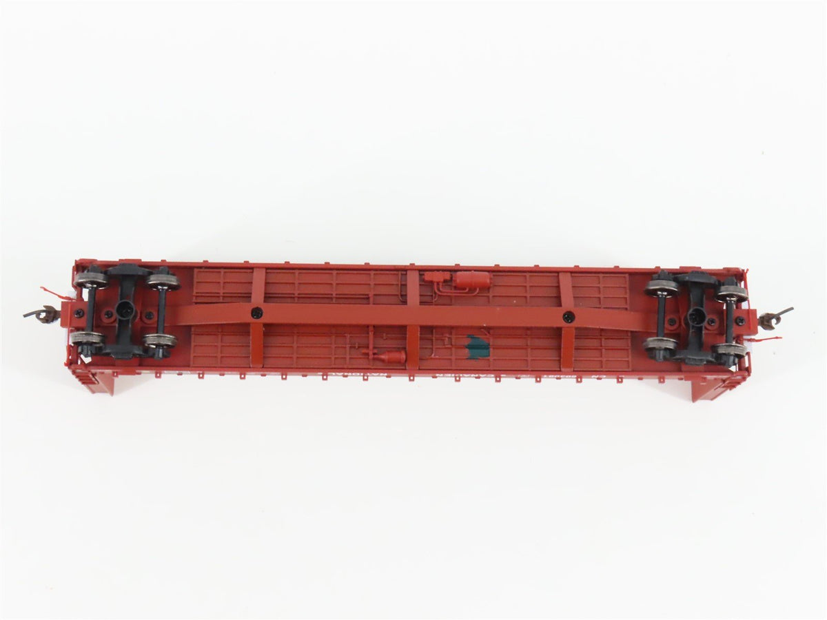 HO Scale True Line Trains 302003 CN Canadian National Bulkhead Flat Car #603081