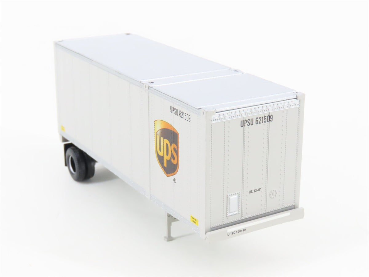 HO Scale Athearn 29429 UPSU United Parcel Service 28&#39; Trailer #621509