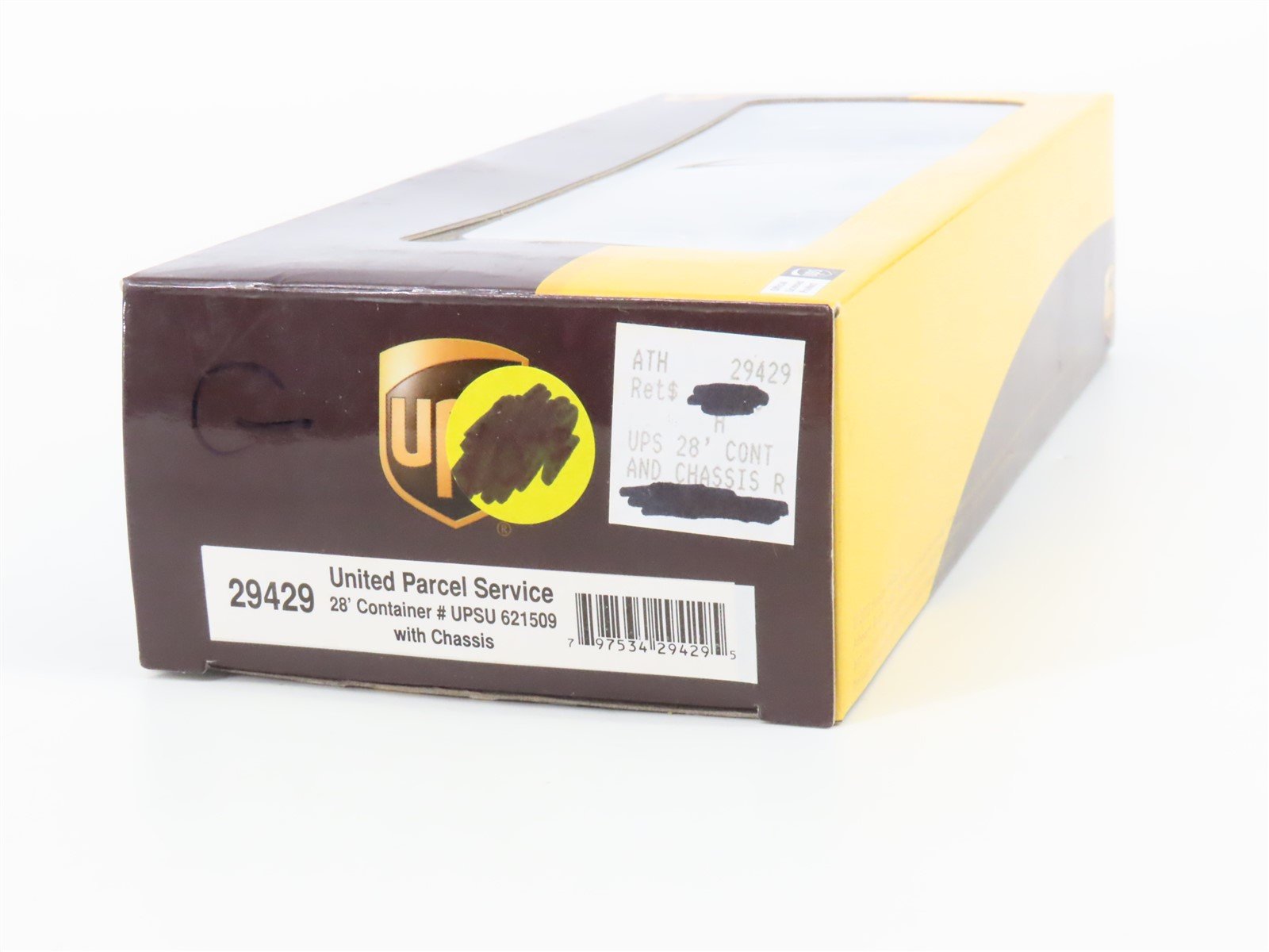 HO Scale Athearn 29429 UPSU United Parcel Service 28' Trailer #621509