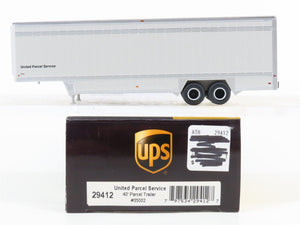 HO Scale Athearn 29412 UPS United Parcel Service 40' Parcel Trailer #35002
