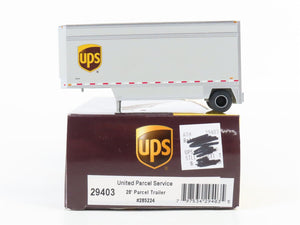 HO Scale Athearn 29403 UPS United Parcel Service 28' Parcel Trailer #285224