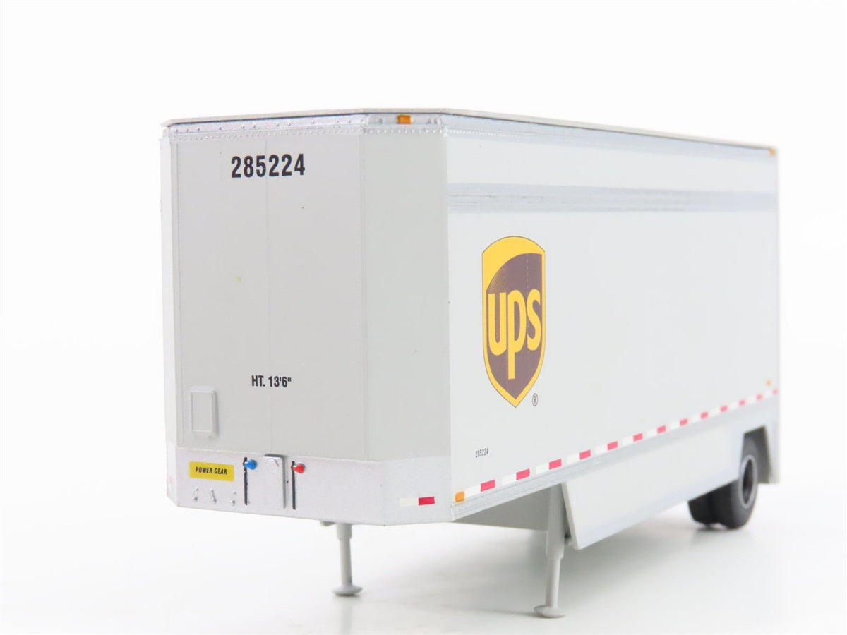 HO Scale Athearn 29403 UPS United Parcel Service 28&#39; Parcel Trailer #285224
