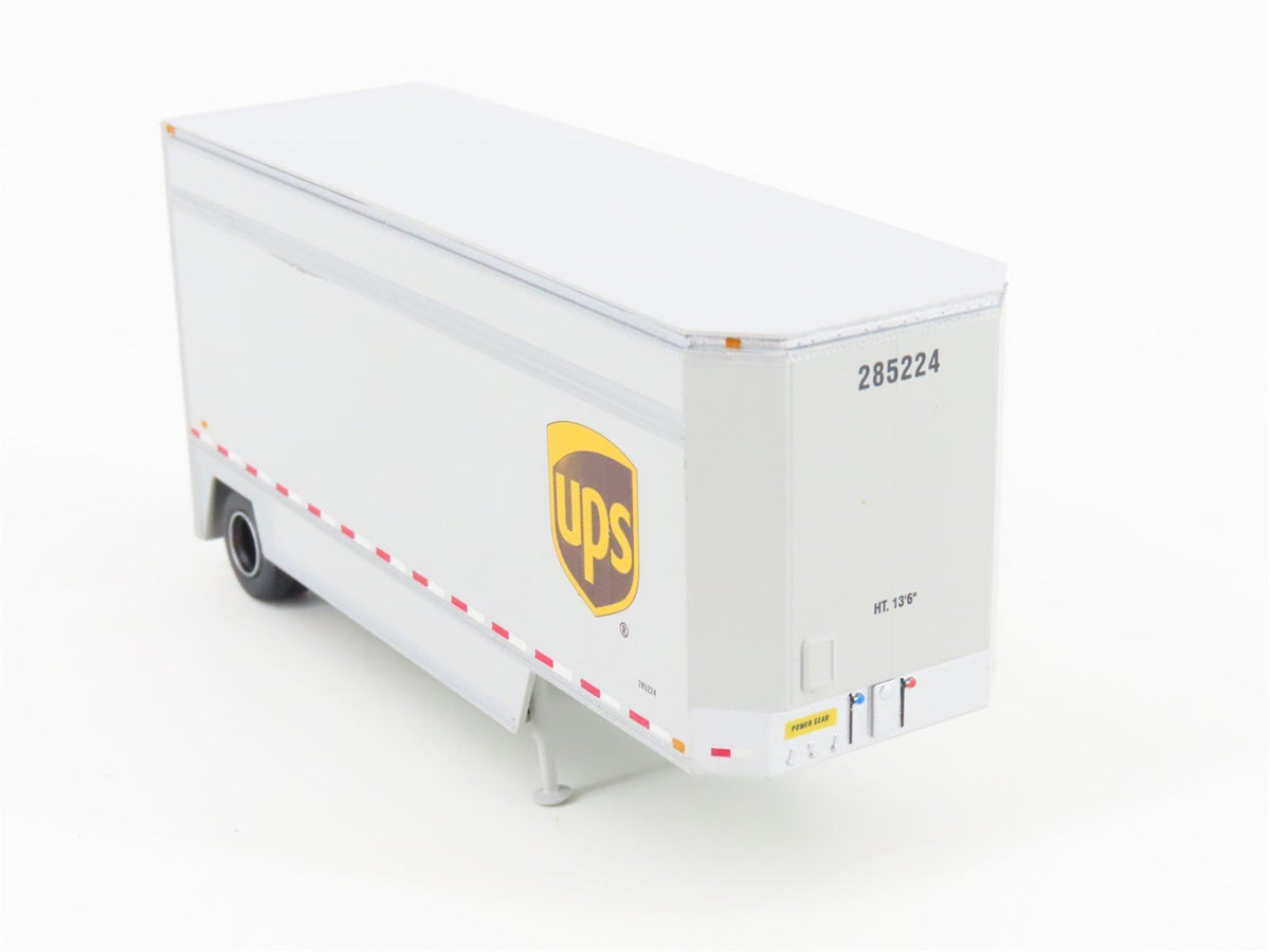 HO Scale Athearn 29403 UPS United Parcel Service 28&#39; Parcel Trailer #285224