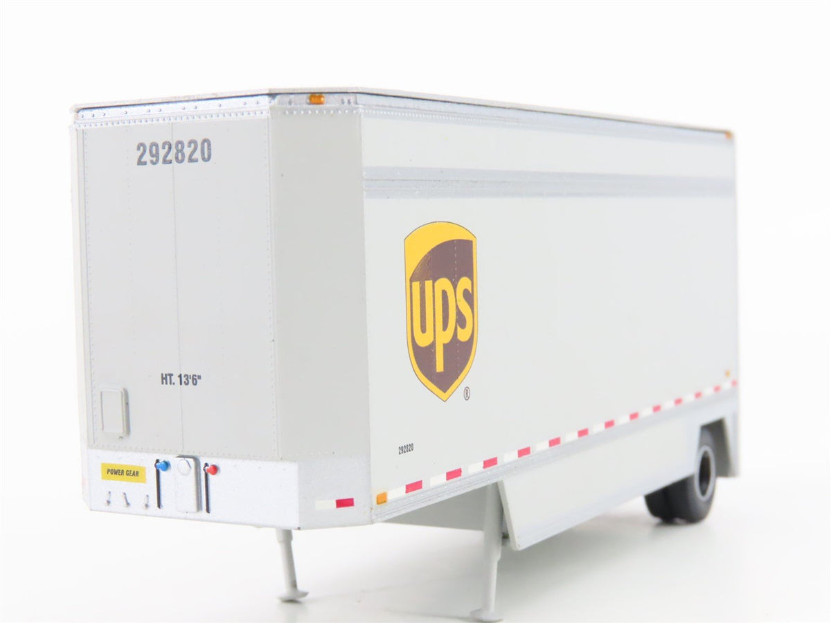 HO Scale Athearn 29406 UPS United Parcel Service 28&#39; Parcel Trailer #292820