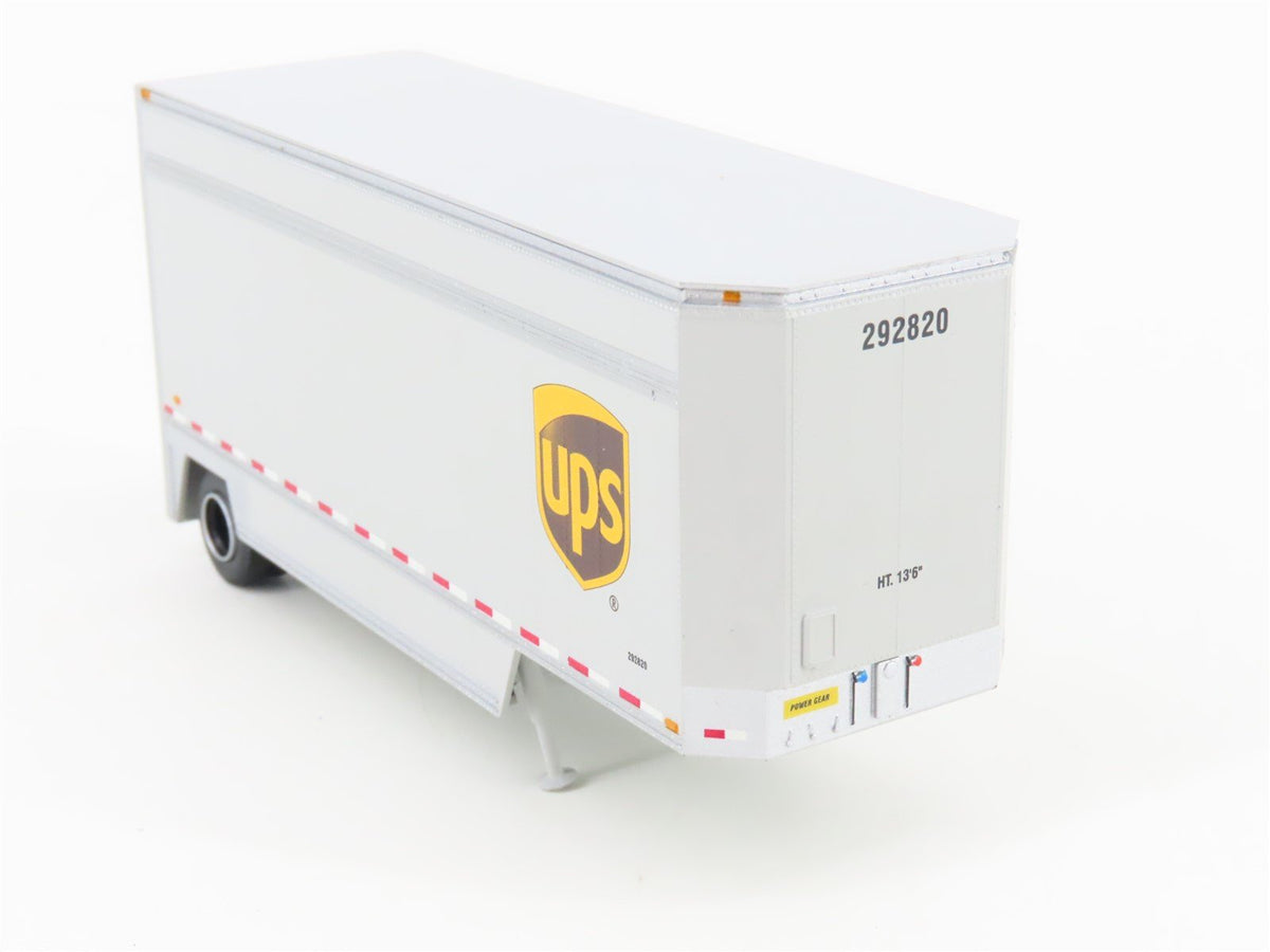 HO Scale Athearn 29406 UPS United Parcel Service 28&#39; Parcel Trailer #292820