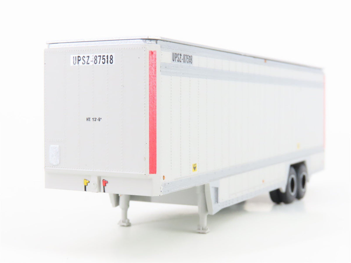 HO Scale Athearn 29411 UPSU United Parcel Service 40&#39; Parcel Trailer #87518