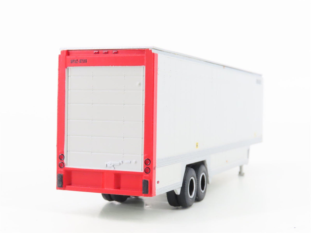 HO Scale Athearn 27953 UPSZ United Parcel Service 40&#39; Parcel Trailer 2-Pack