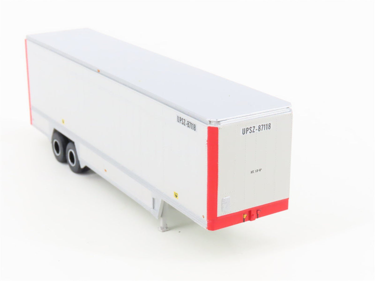 HO Scale Athearn 27953 UPSZ United Parcel Service 40&#39; Parcel Trailer 2-Pack