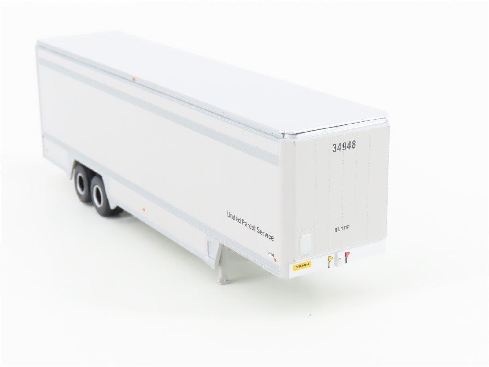 HO Scale Athearn 27953 UPSZ United Parcel Service 40' Parcel Trailer 2-Pack