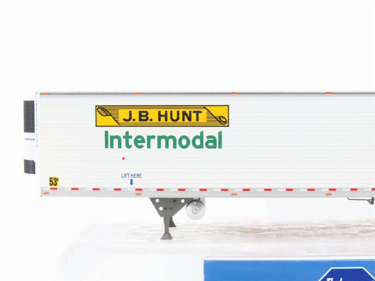 HO Scale Athearn ATH29862 JB Hunt Intermodal 53&#39; Utility Reefer Trailer #091226