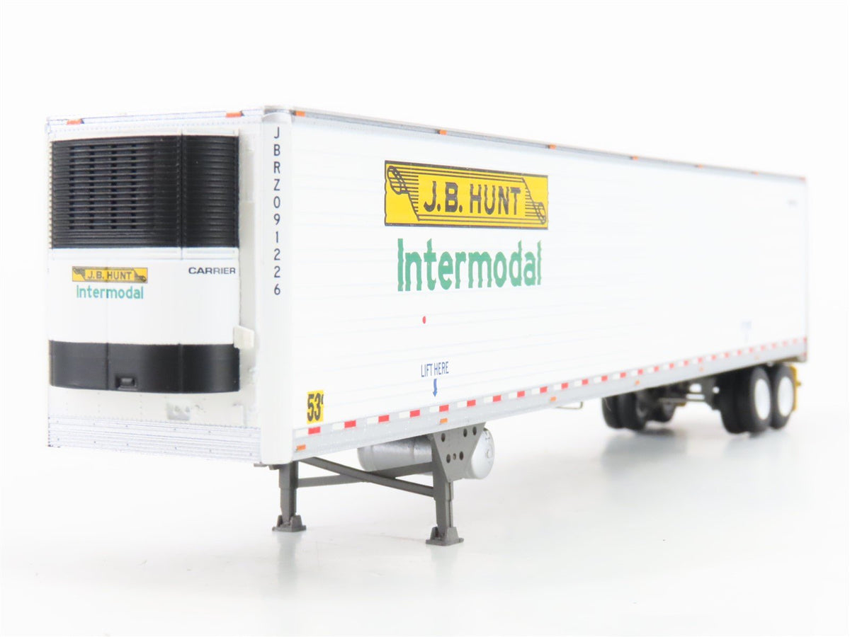 HO Scale Athearn ATH29862 JB Hunt Intermodal 53&#39; Utility Reefer Trailer #091226