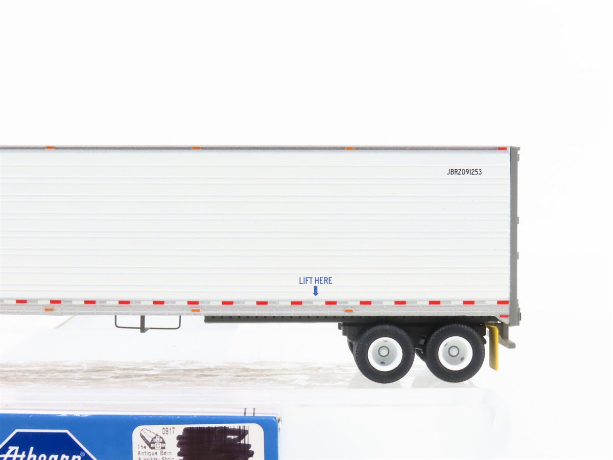HO Scale Athearn ATH29864 JB Hunt Intermodal 53&#39; Utility Reefer Trailer #091253