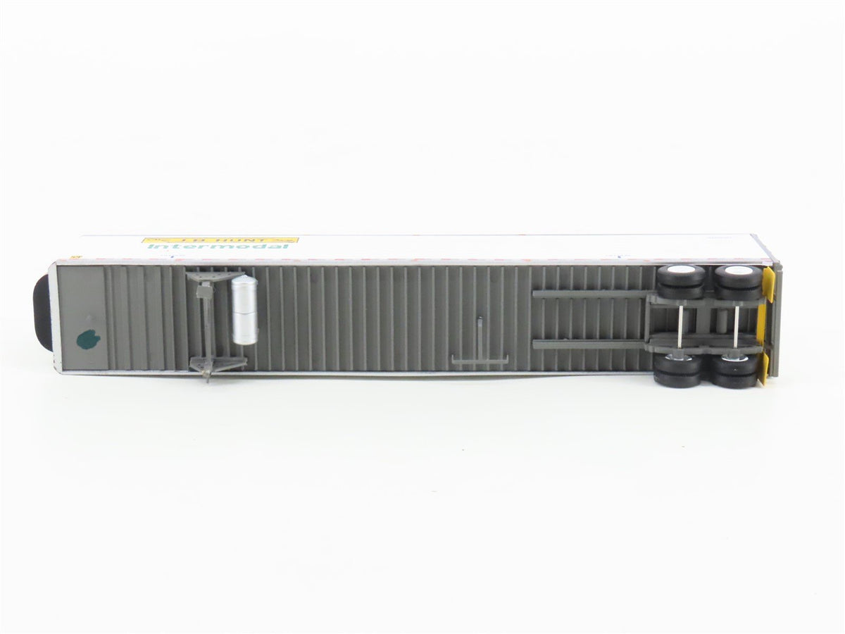 HO Scale Athearn ATH29864 JB Hunt Intermodal 53&#39; Utility Reefer Trailer #091253