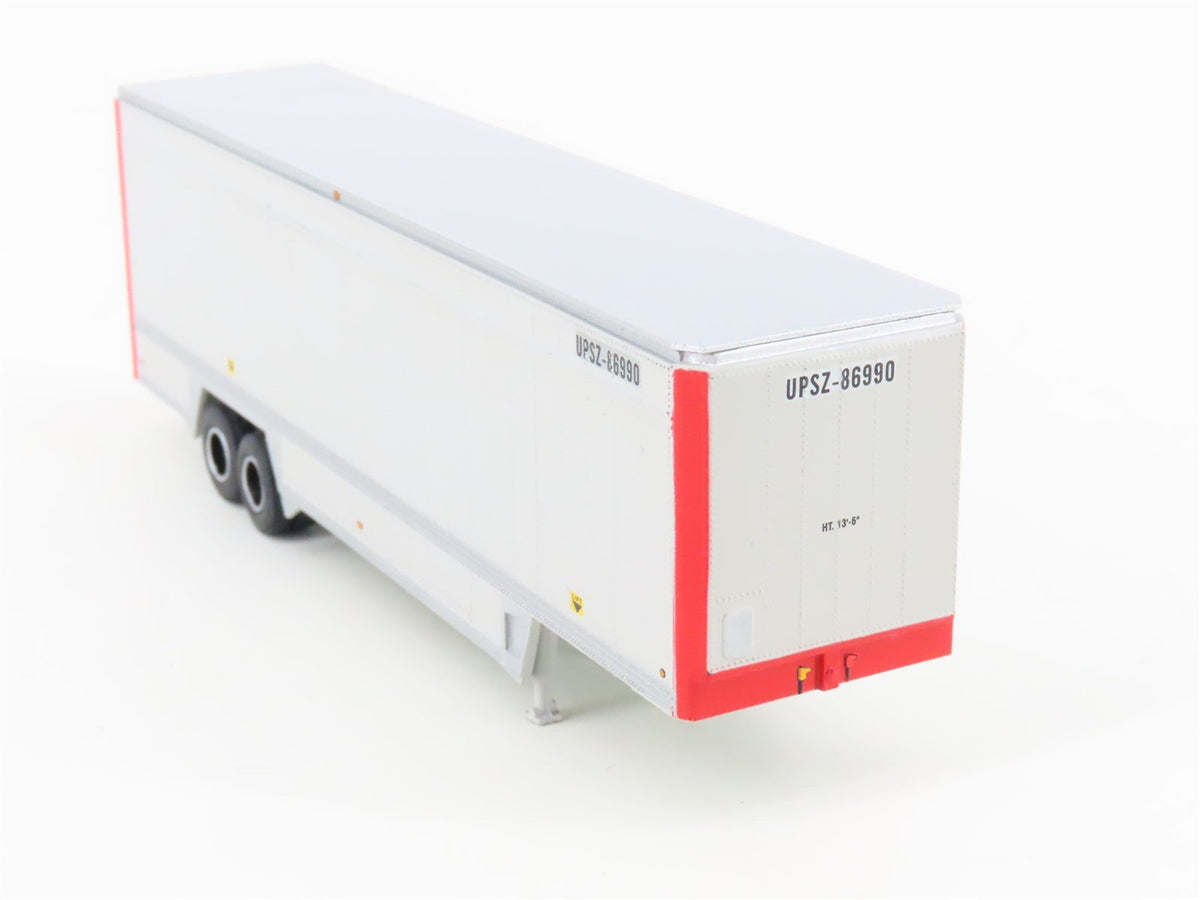 HO Scale Athearn 27956 UPSZ 40&#39; Parcel Trailer 2-Pack