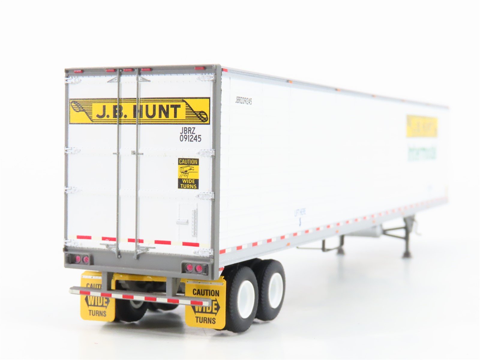 HO Scale Athearn ATH29863 JB Hunt Intermodal 53' Utility Reefer Trailer #091245