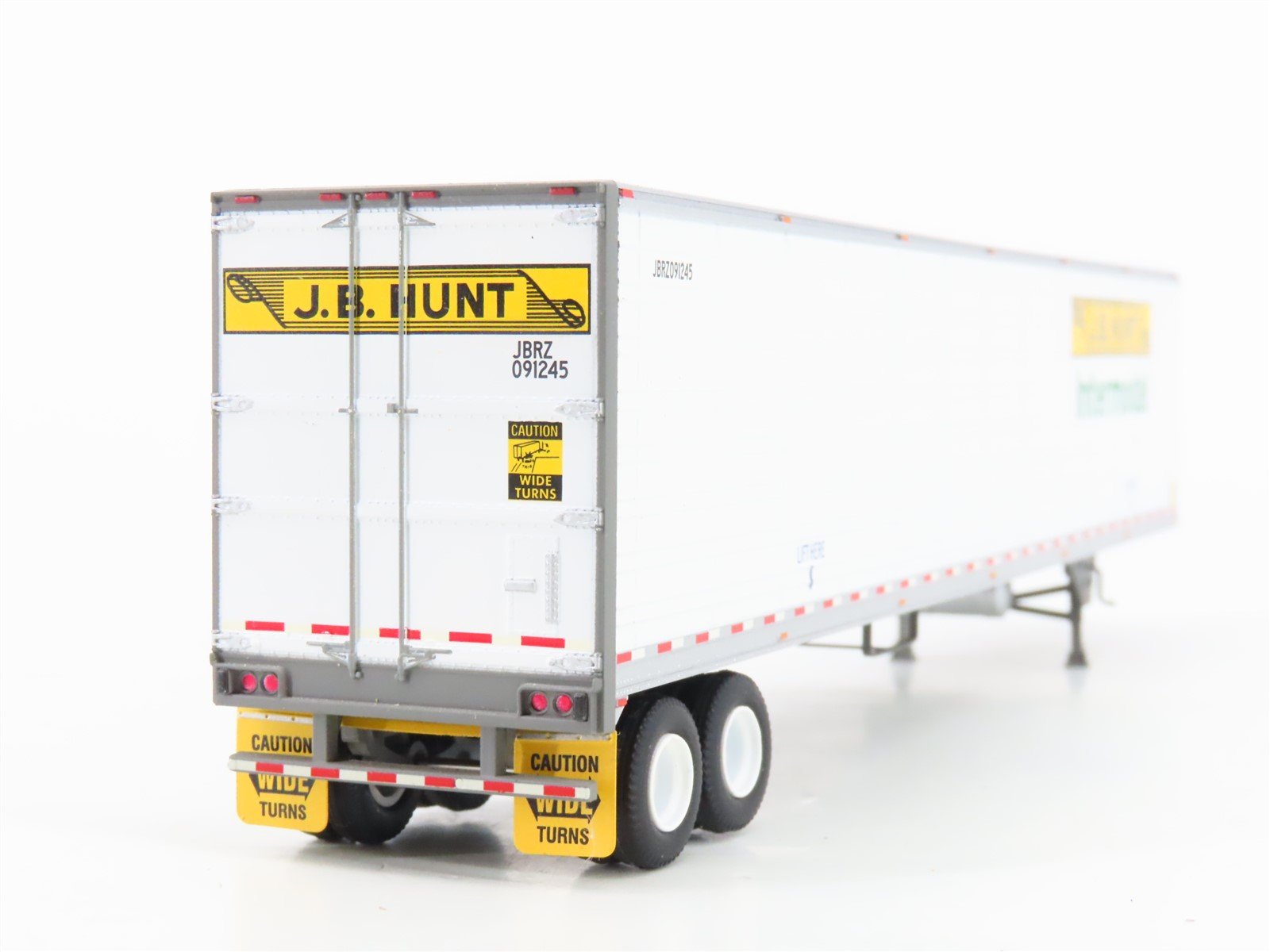 HO Scale Athearn ATH29863 JB Hunt Intermodal 53' Utility Reefer Trailer #091245