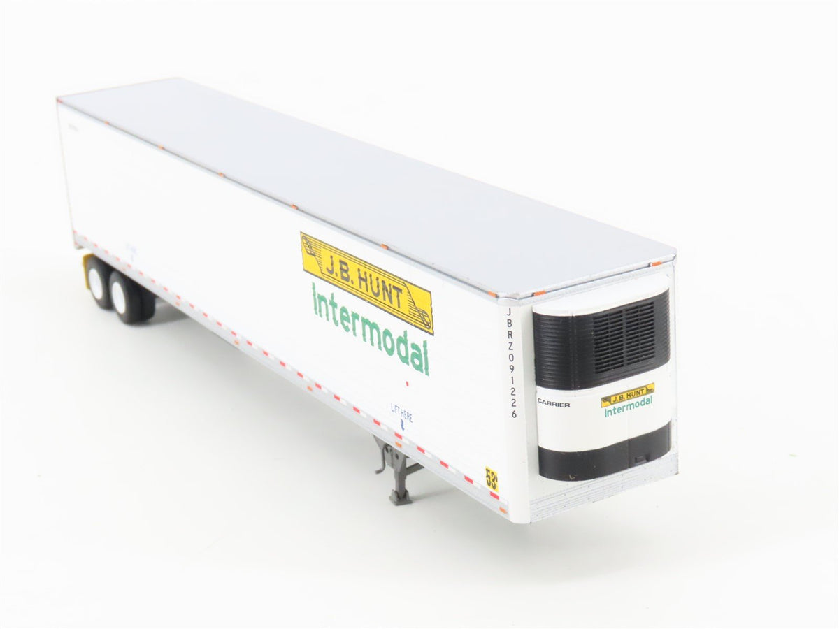 HO Scale Athearn ATH29862 JB Hunt Intermodal 53&#39; Utility Reefer Trailer #091226