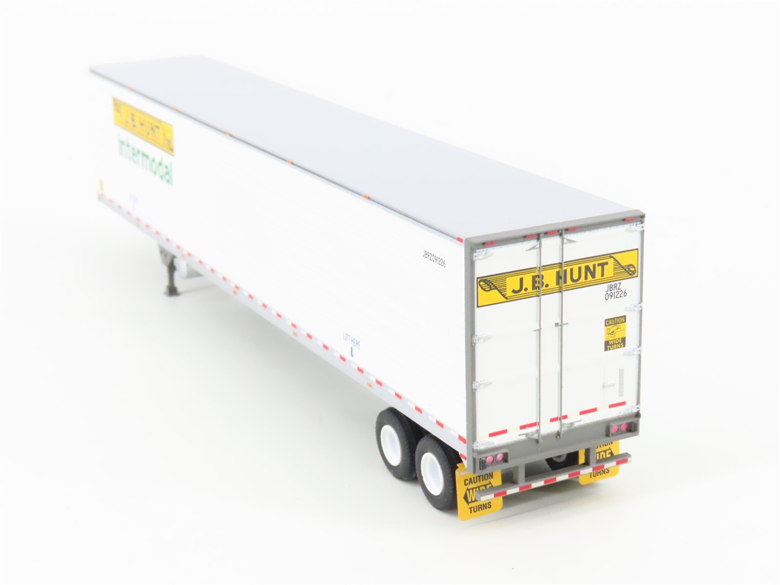 HO Scale Athearn ATH29862 JB Hunt Intermodal 53' Utility Reefer Trailer #091226