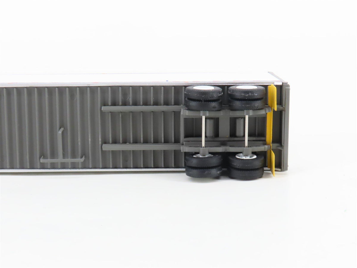 HO Scale Athearn ATH29862 JB Hunt Intermodal 53&#39; Utility Reefer Trailer #091226