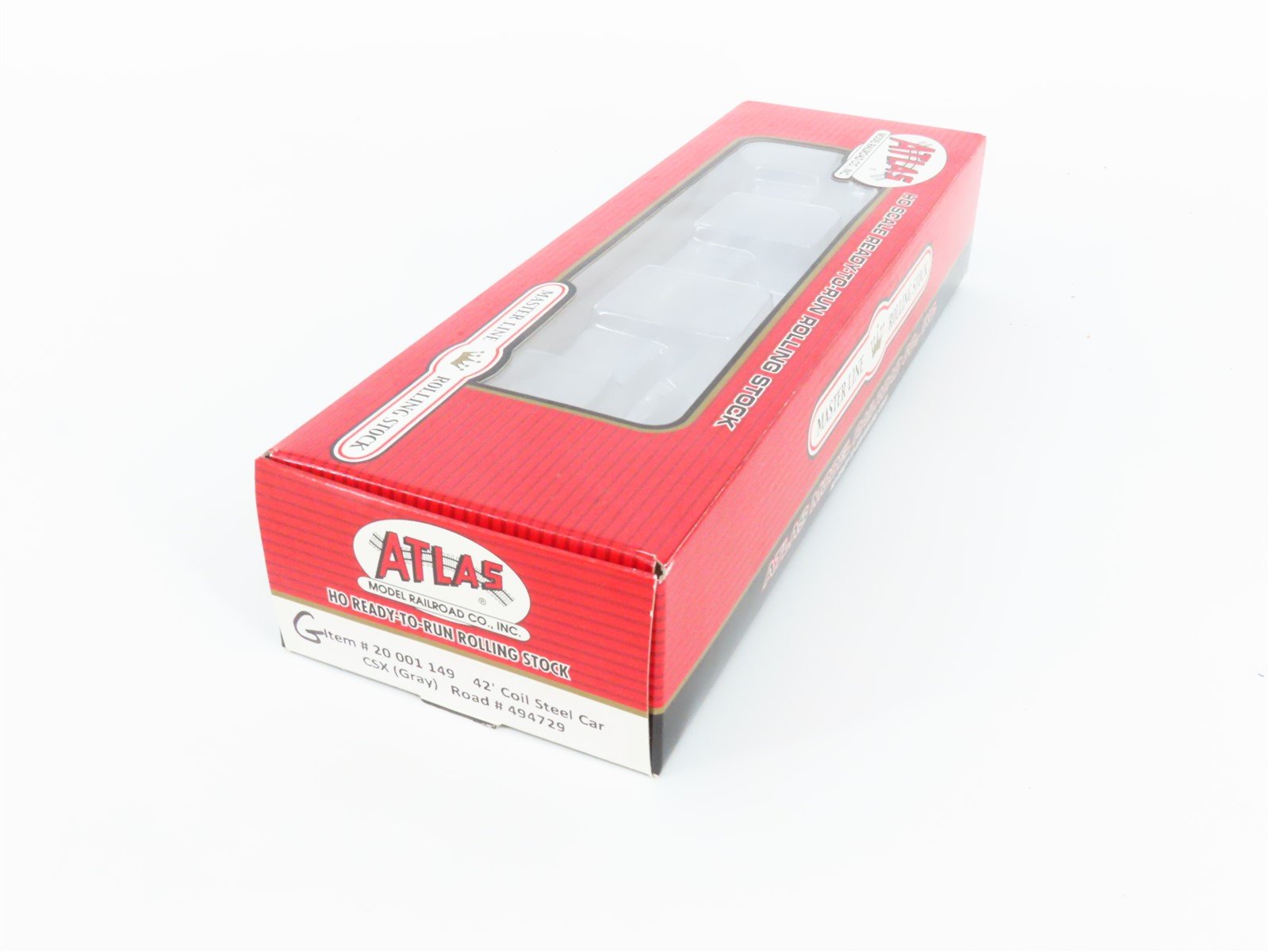 HO Scale Atlas Master Line #20001149 CSX CSXT 42' Coil Steel Car #494729