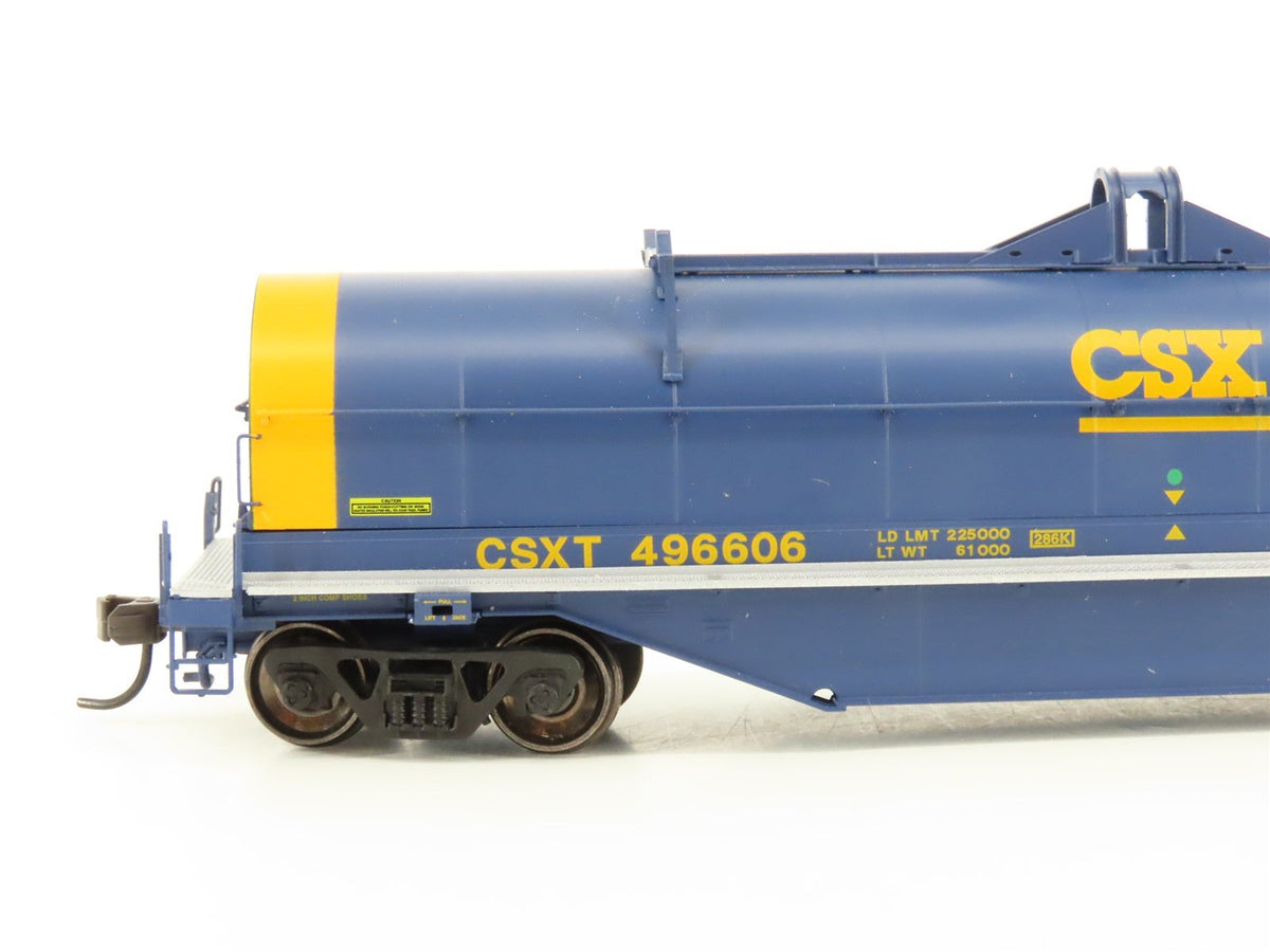 HO Scale Atlas Master Line #20001153 CSX CSXT 42&#39; Blue Coil Steel Car #496606