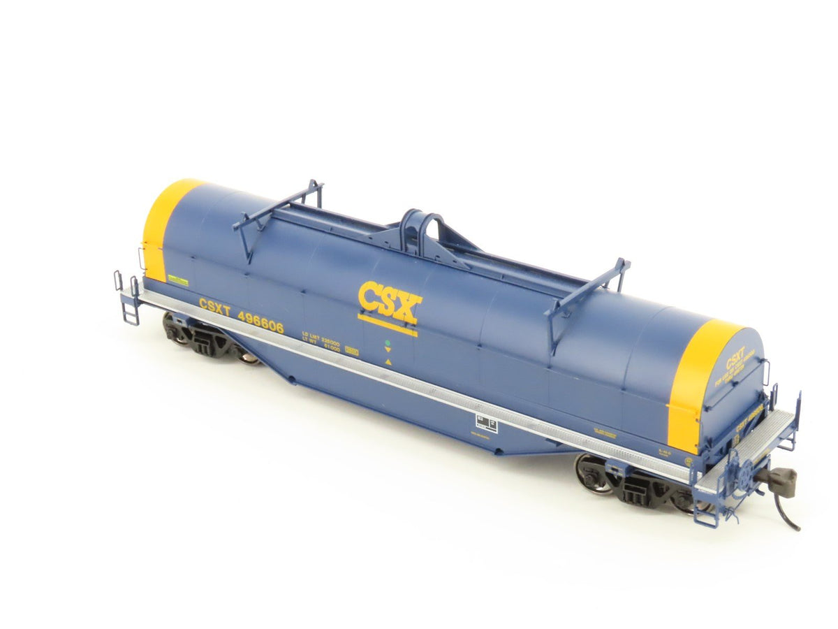 HO Scale Atlas Master Line #20001153 CSX CSXT 42&#39; Blue Coil Steel Car #496606