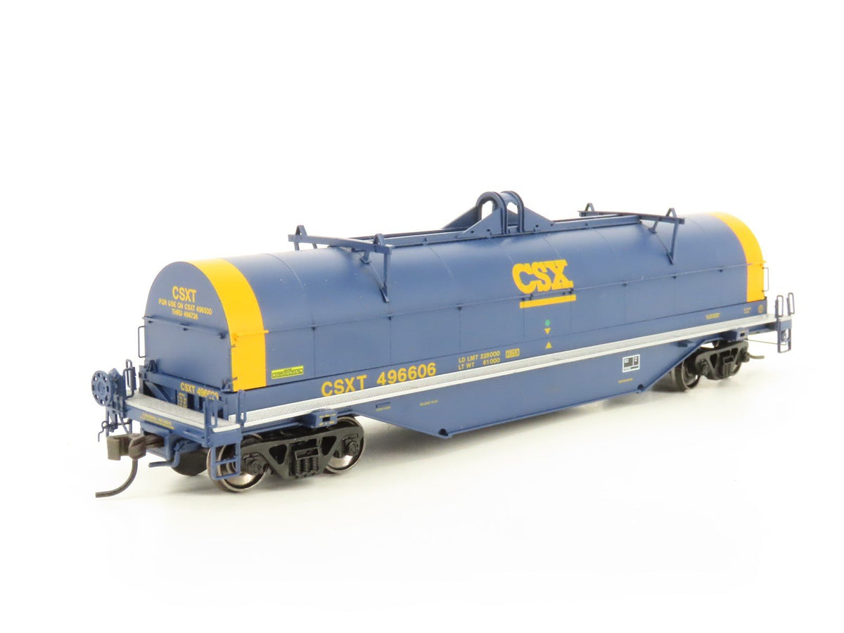 HO Scale Atlas Master Line #20001153 CSX CSXT 42&#39; Blue Coil Steel Car #496606