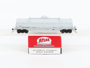 HO Scale Atlas Master Line #20001152 CSX CSXT 42' Gray Coil Steel Car #494799