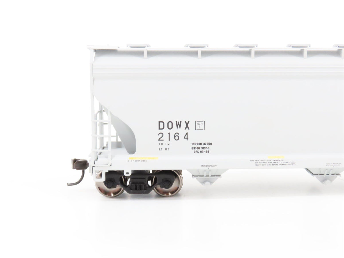 HO Scale Atlas #20000276 DOWX Dow Chemical 4 Bay Covered Hopper #2164