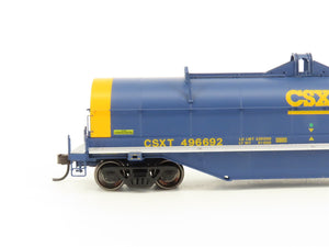 HO Scale Atlas Master Line #20001156 CSX CSXT 42' Blue Coil Steel Car #496692