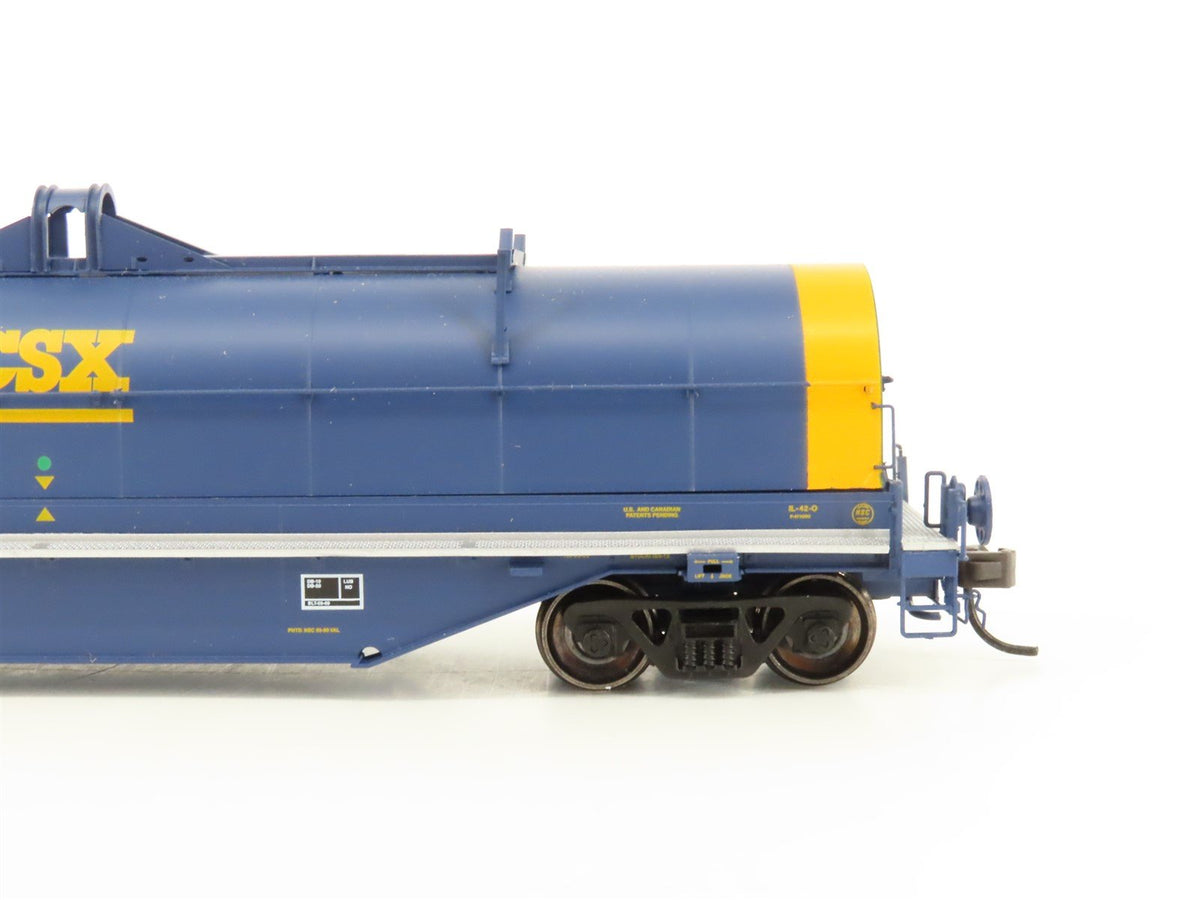 HO Scale Atlas Master Line #20001156 CSX CSXT 42&#39; Blue Coil Steel Car #496692