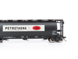 HO Scale Atlas #19761 SHPX USI Petrothene 3 Bay Cylindrical Hopper #60414