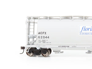 HO Scale Atlas #20000550 ACFX Florida Tile 3 Bay Cylindrical Hopper #62044