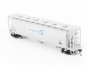 HO Scale Atlas #20000550 ACFX Florida Tile 3 Bay Cylindrical Hopper #62044