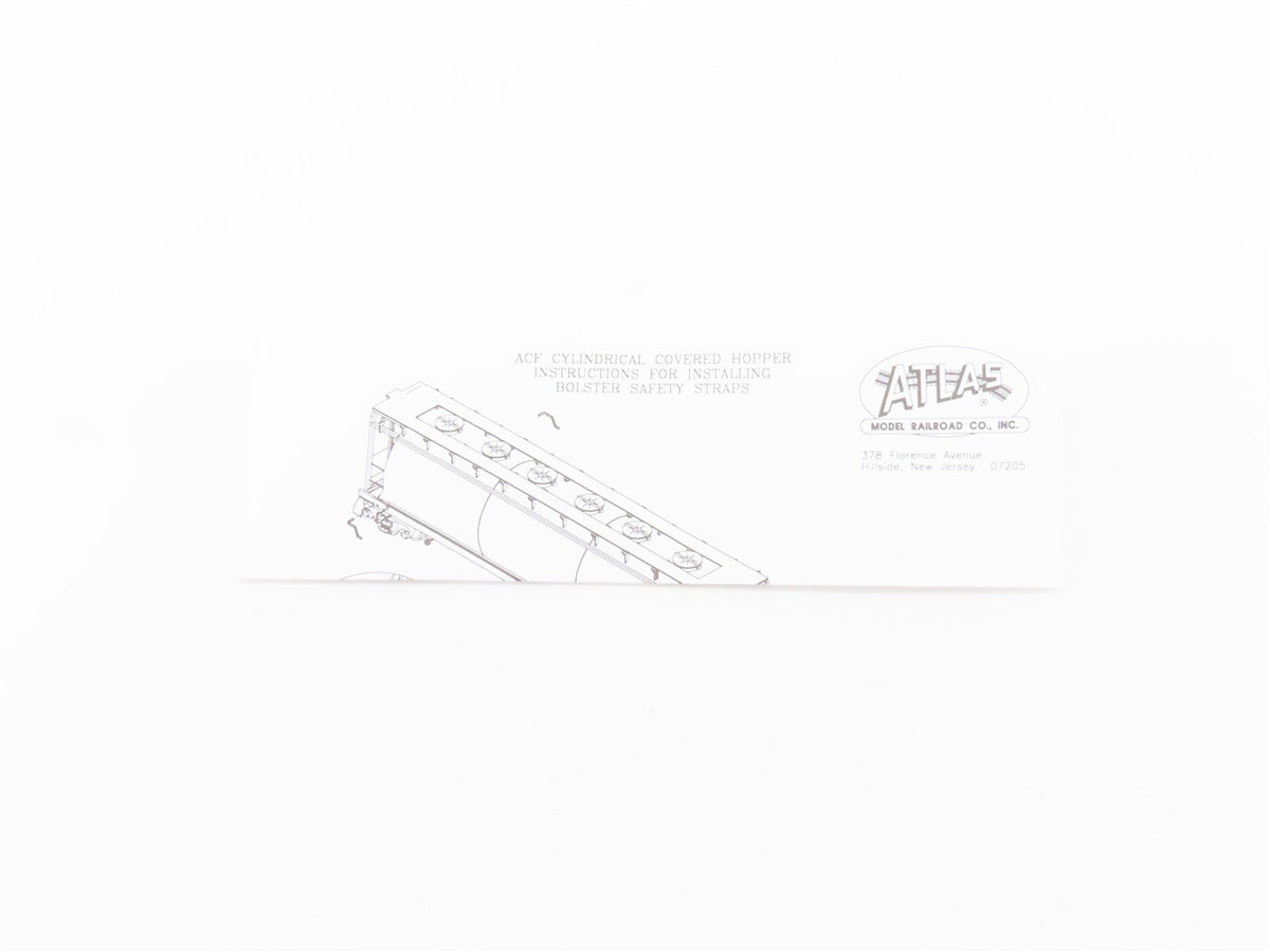 HO Scale Atlas #20000550 ACFX Florida Tile 3 Bay Cylindrical Hopper #62044