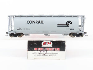 HO Scale Atlas #1933-4 CR Conrail ACF 3 Bay Cylindrical Hopper #885017