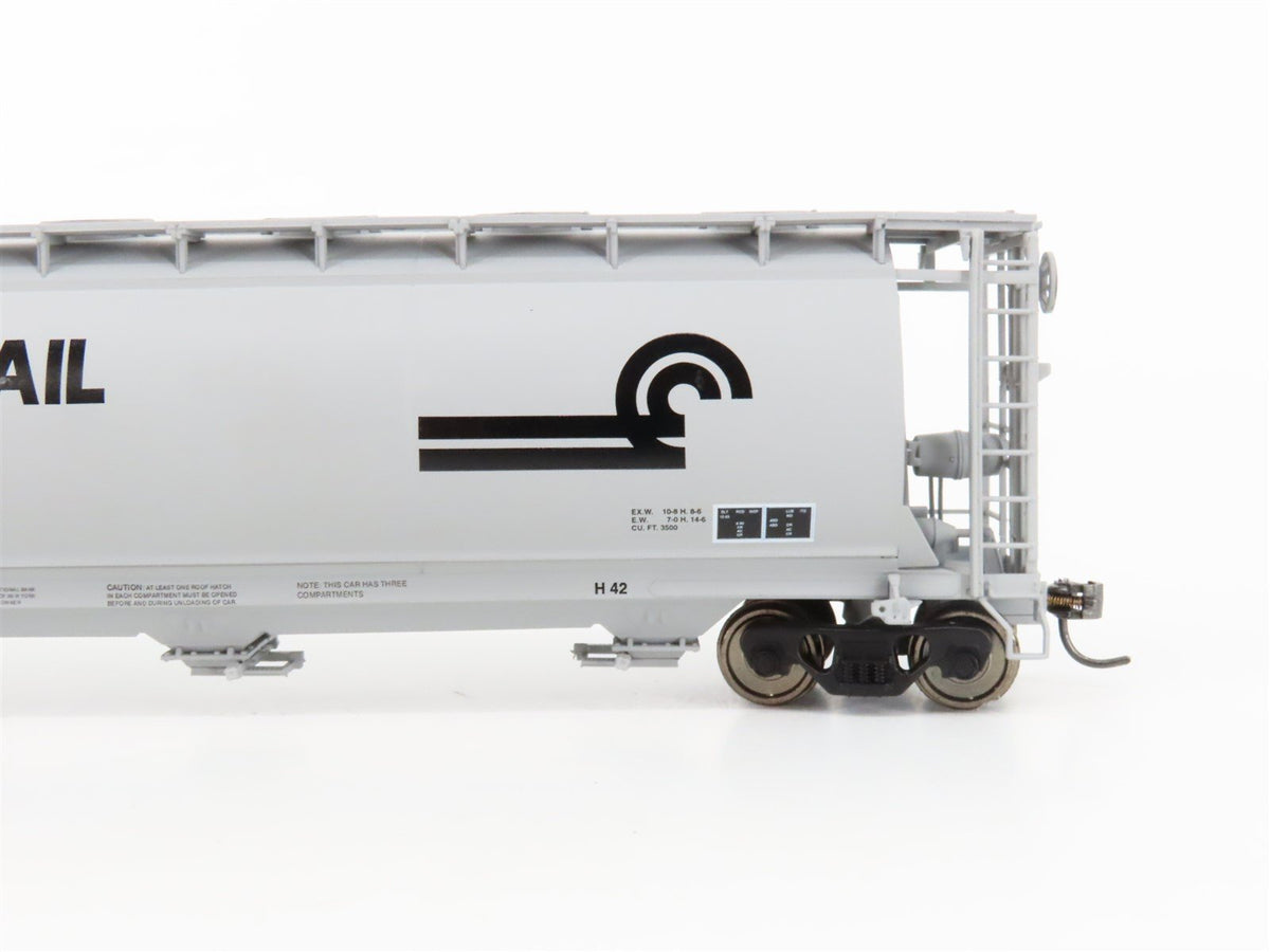 HO Scale Atlas #1933-4 CR Conrail ACF 3 Bay Cylindrical Hopper #885017