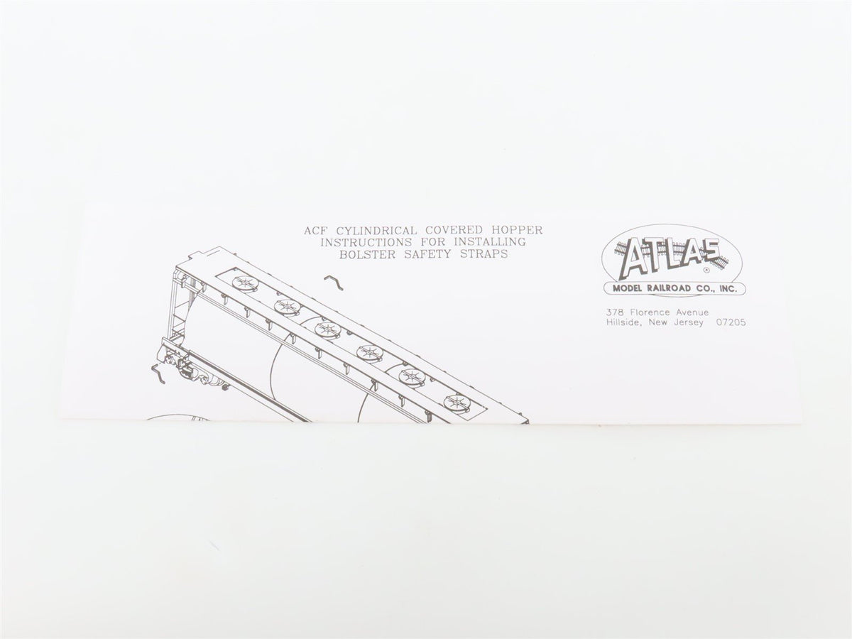 HO Scale Atlas #1933-4 CR Conrail ACF 3 Bay Cylindrical Hopper #885017