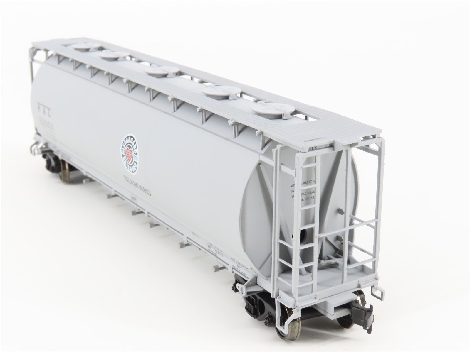 HO Scale Atlas 1955-4 SAL Seaboard Air Line ACF 6 Bay Cylindrical Hopper #35803