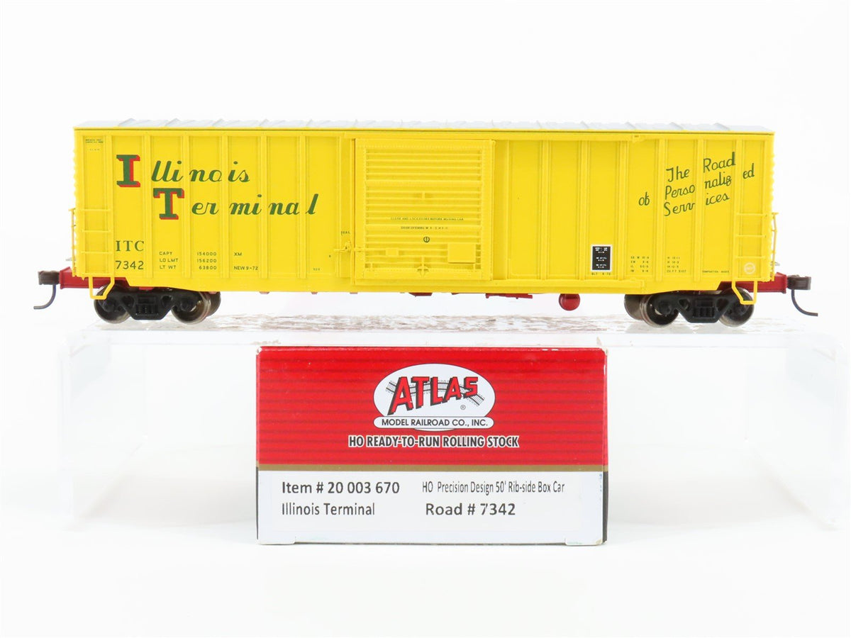 HO Scale Atlas Master Line #20003670 ITC Illinois Terminal 50&#39; Rib-Side Box Car