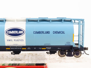 HO Atlas 1972-2 SHPX Cumberland Chemical ACF 3 Bay Cylindrical Hopper #60774