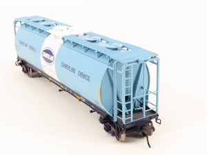 HO Atlas 1972-2 SHPX Cumberland Chemical ACF 3 Bay Cylindrical Hopper #60774