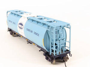 HO Atlas 1972-2 SHPX Cumberland Chemical ACF 3 Bay Cylindrical Hopper #60774