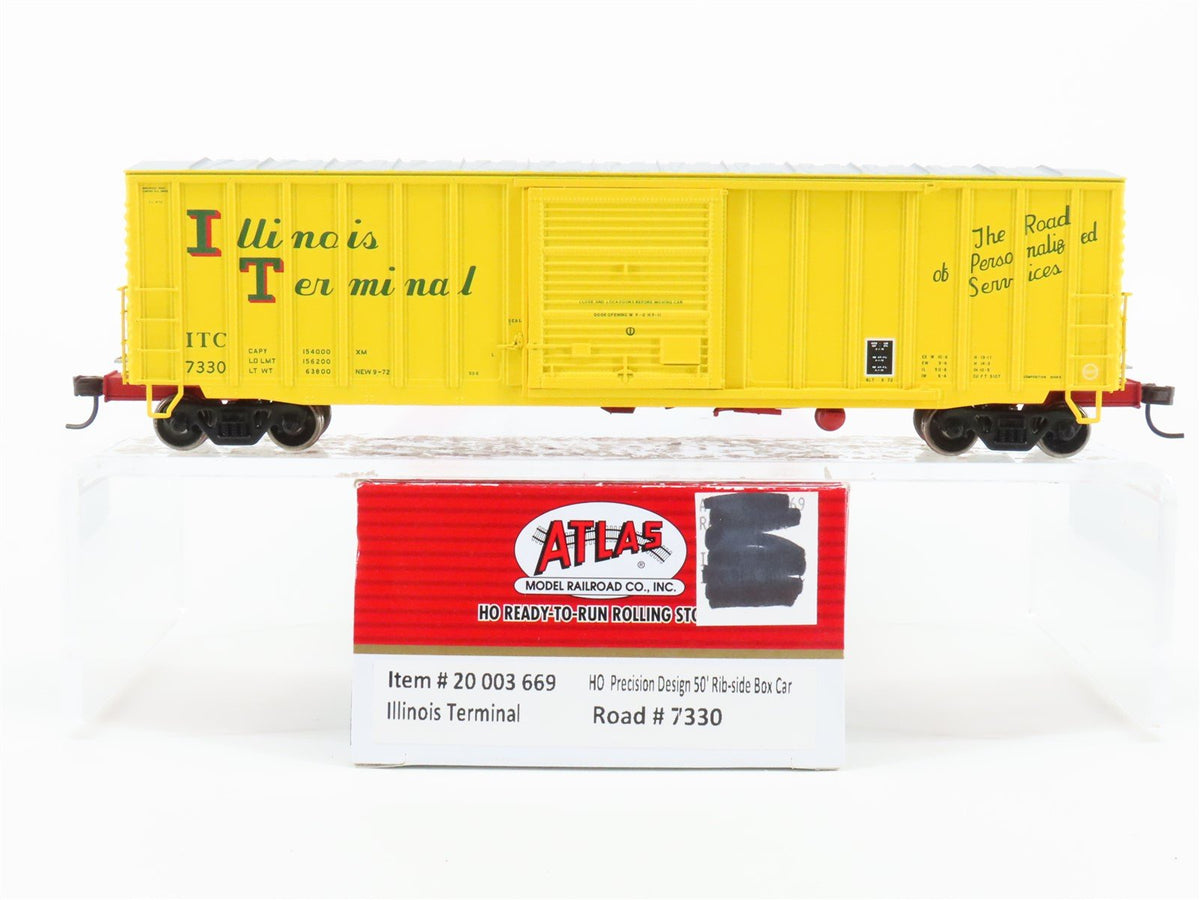 HO Scale Atlas Master Line 20003669 ITC Illinois Terminal 50&#39; Box Car #7330