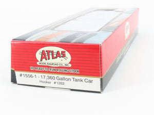 HO Scale Atlas 1556-1 HCPX Hooker Chemicals 17k Gallon Tank Car #1262