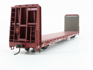 HO Scale Atlas Trainman 20000389 UP Union Pacific Bulkhead Flat Car #262004